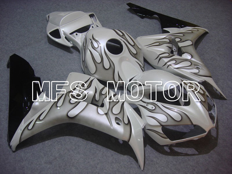 Honda CBR1000RR 2006-2007 Injection ABS Fairing - Flame - Gray White - MFS6011 - Fairings Kit