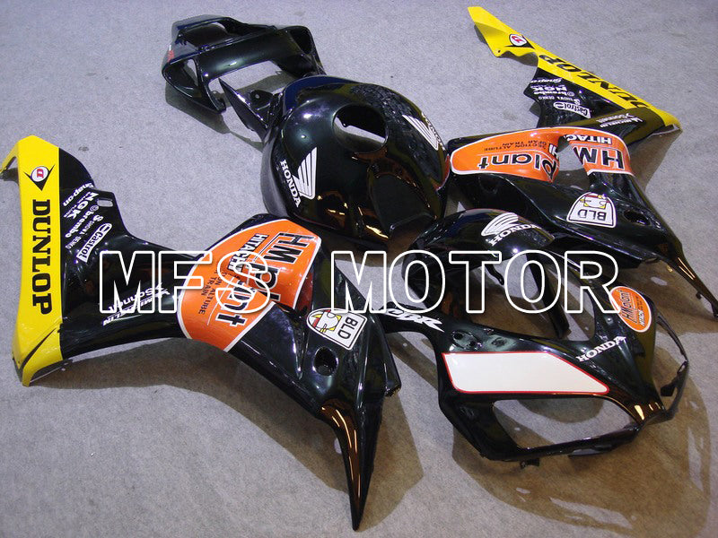 Honda CBR1000RR 2006-2007 Injection ABS Fairing - HM Plant - Black Orange - MFS6055 - Fairings Kit