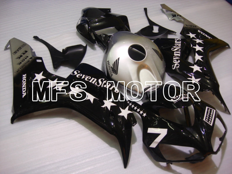Honda CBR1000RR 2006-2007 Injection ABS Fairing - SevenStars - Silver Black - MFS6125 - Fairings Kit