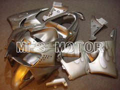 Honda CBR900RR 919 1998-1999 ABS Fairing - Flame - Silver - MFS6187 - Fairings Kit