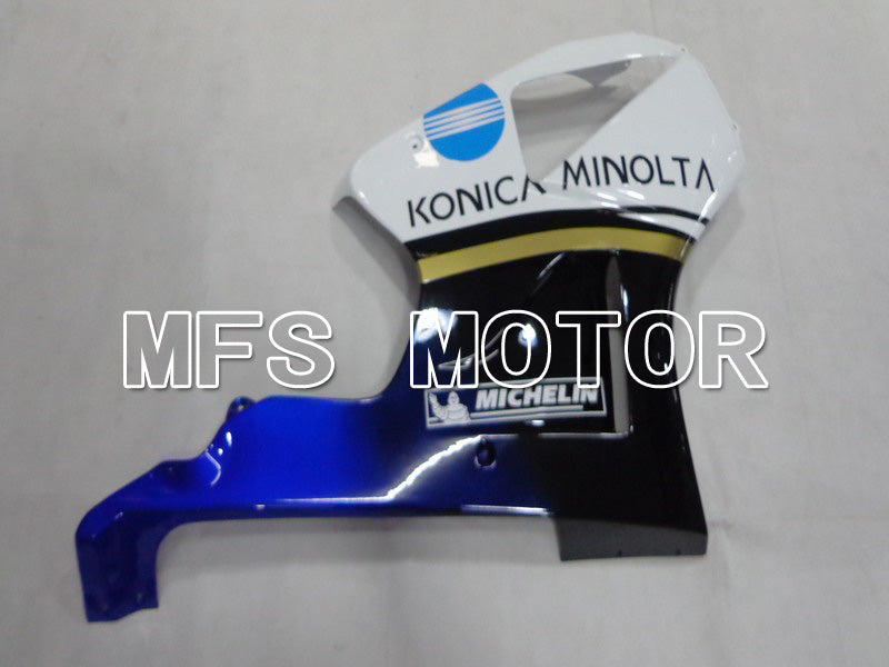 Honda VTR1000 RC51 2000-2006 ABS Fairing - Konica Minolta - White Black Blue - MFS6360 - Fairings Kit