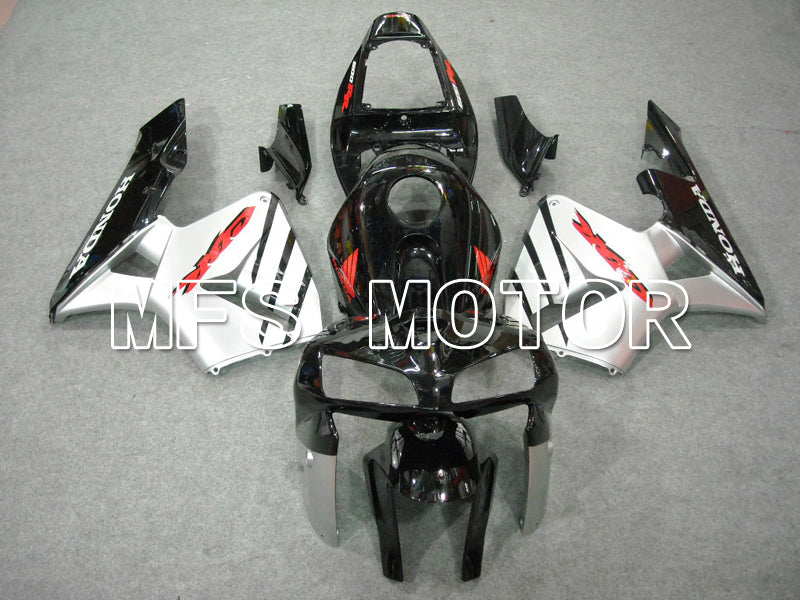 Honda CBR600RR 2005-2006 Injection ABS Fairing - Factory Style - Black Silver - MFS6373 - Fairings Kit