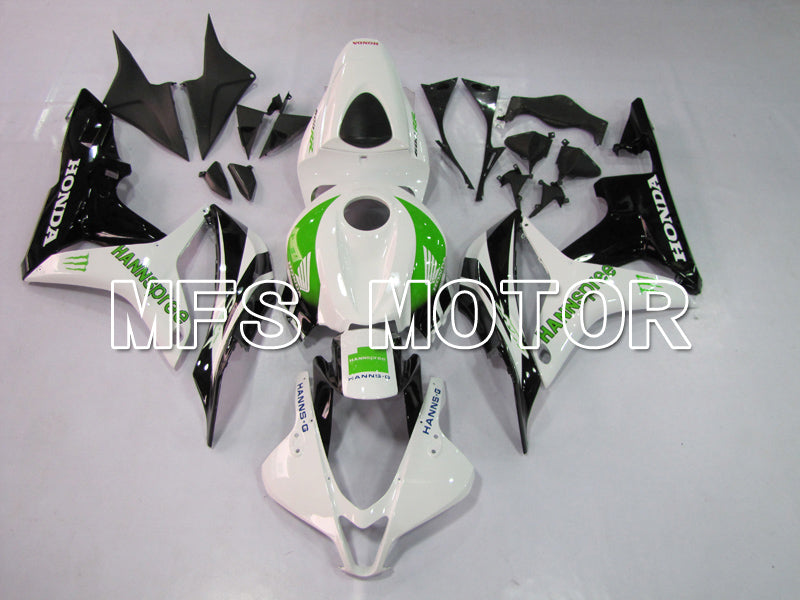 Honda CBR600RR 2007-2008 Injection ABS Fairing - HANN Spree - Black White - MFS6413 - Fairings Kit