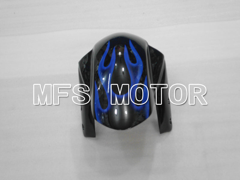 Suzuki GSXR600 GSXR750 2004-2005 Injection ABS Fairing - Flame - Black Blue - MFS6424 - Fairings Kit