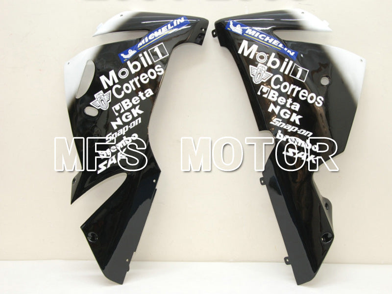 Kawasaki NINJA ZX10R 2004-2005 Injection ABS Fairing - West - Black White - MFS6445 - Fairings Kit