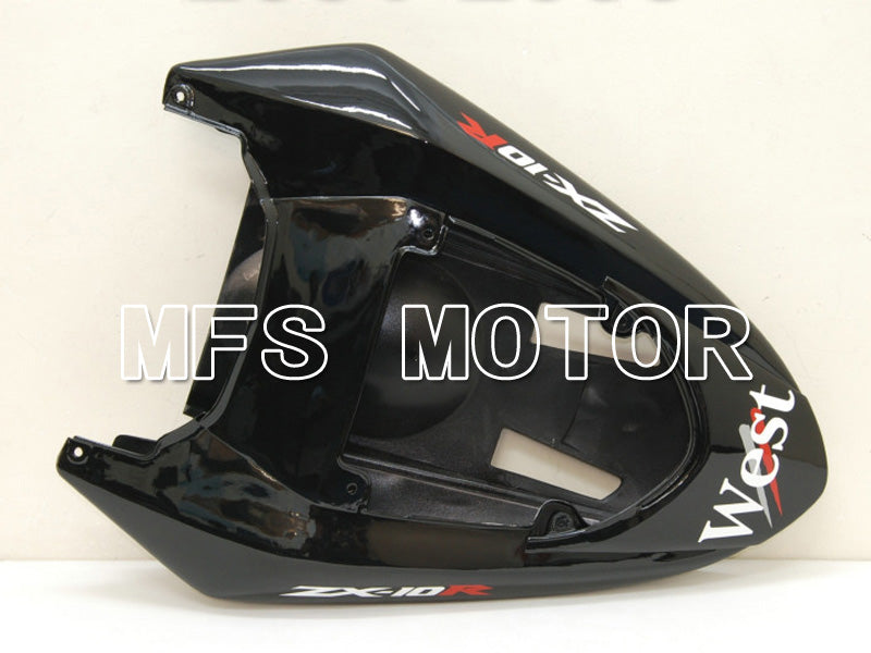 Kawasaki NINJA ZX10R 2004-2005 Injection ABS Fairing - West - Black White - MFS6445 - Fairings Kit