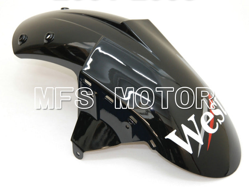Kawasaki NINJA ZX10R 2004-2005 Injection ABS Fairing - West - Black White - MFS6445 - Fairings Kit