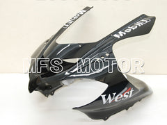 Kawasaki NINJA ZX10R 2004-2005 Injection ABS Fairing - West - Black White - MFS6445 - Fairings Kit