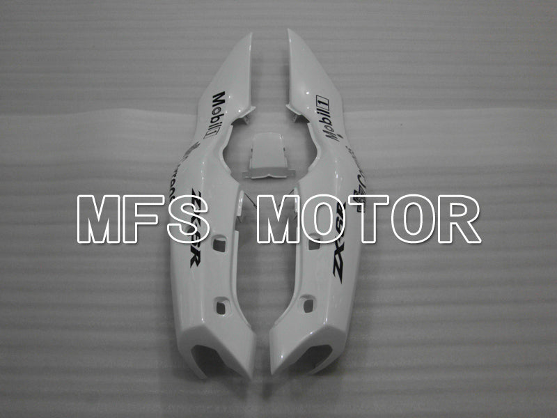 Kawasaki NINJA ZX6R 1994-1997 ABS Fairing - West - Black White - MFS6449 - Fairings Kit