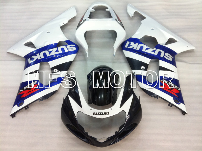 Suzuki GSXR600 2001-2003 Injection ABS Fairing - Factory Style - Black Wihte Blue - MFS6459 - Fairings Kit