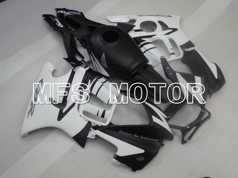 Honda CBR600 F3 1997-1998 Injection ABS Fairing - Factory Style - Black White Matte - MFS6464 - Fairings Kit