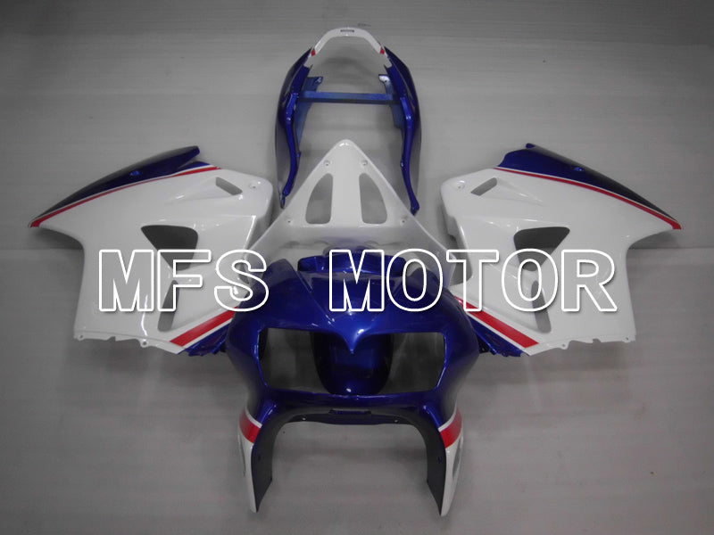Honda VFR800 1998-2001 ABS Fairing - Factory Style - Blue White - MFS6470 - Fairings Kit