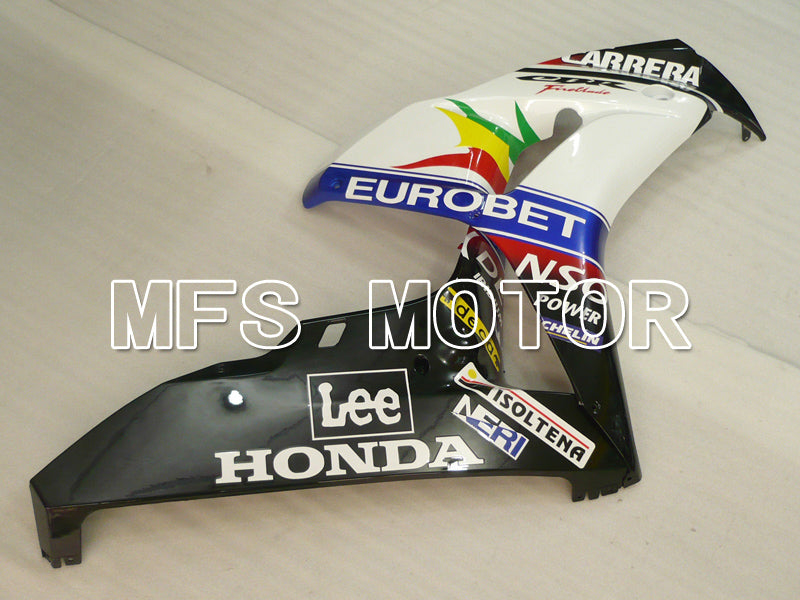 Honda CBR1000RR 2006-2007 Injection ABS Fairing - Eurobet - Black White - MFS6479 - Fairings Kit
