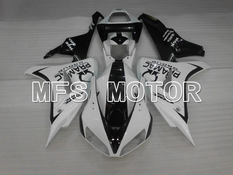 Honda CBR1000RR 2006-2007 Injection ABS Fairing - PRAMAC - Black White - MFS6482 - Fairings Kit