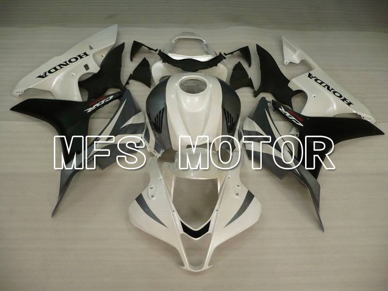 Honda CBR600RR 2007-2008 Injection ABS Fairing - Factory Style - Black Matte White - MFS6487 - Fairings Kit