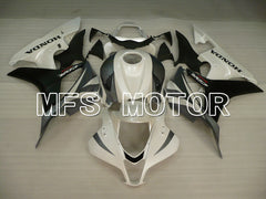 Honda CBR600RR 2007-2008 Injection ABS Fairing - Factory Style - Black Matte White - MFS6487 - Fairings Kit