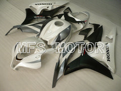 Honda CBR600RR 2007-2008 Injection ABS Fairing - Factory Style - Black Matte White - MFS6487 - Fairings Kit