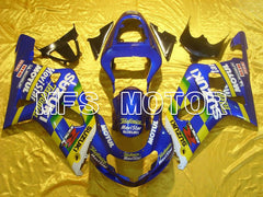Suzuki GSXR750 2000-2003 Injection ABS Fairing - Movistar - Yellow Blue - MFS7030 - Fairings Kit