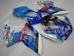 Suzuki GSXR600 GSXR750 2008-2010 Injection ABS Fairing - Rockstar - Blue White - MFS2476 - Fairings Kit
