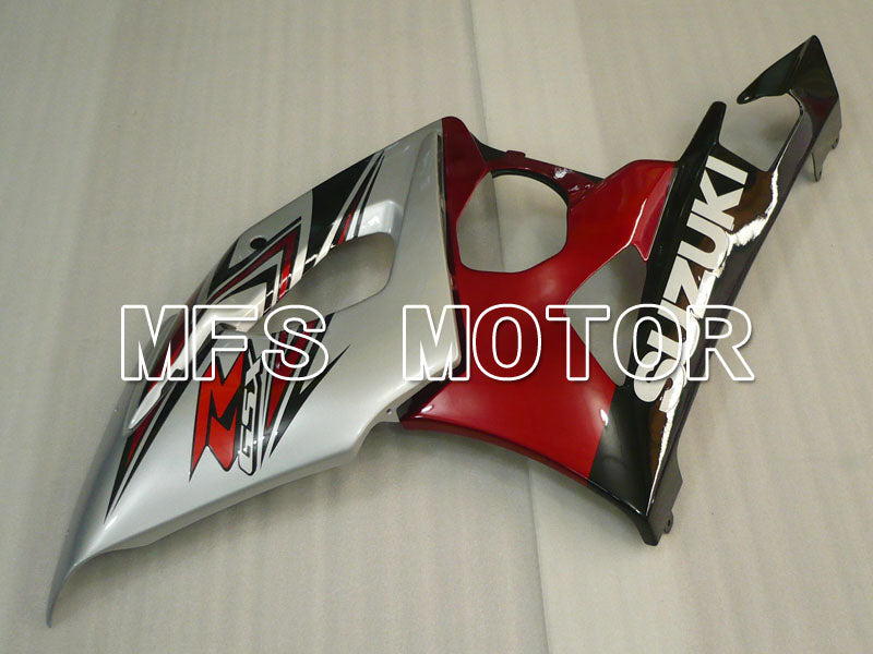 Suzuki GSXR1000 2005-2006 Injection ABS Fairing - Factory Style - Red Silver - MFS2663 - Fairings Kit
