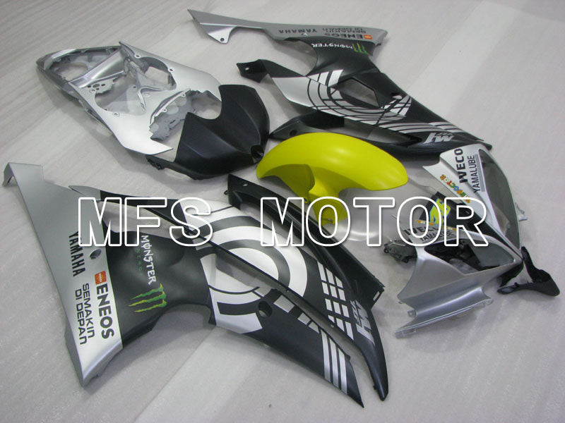 Yamaha YZF-R6 2008-2016 Injection ABS Fairing - Monster - Matte Black Silver - MFS3871 - Fairings Kit