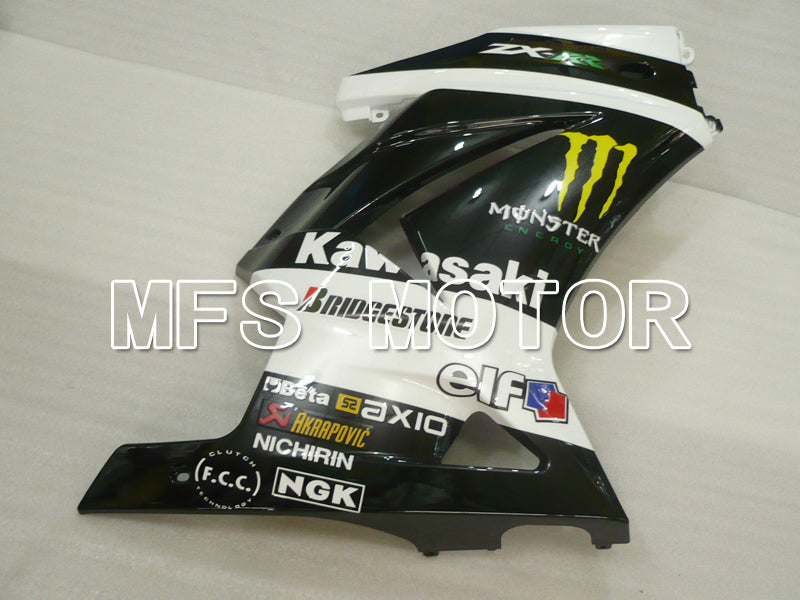 Kawasaki NINJA EX250 2008-2012 Injection ABS Fairing - Monster - Black White - MFS6421 - Fairings Kit