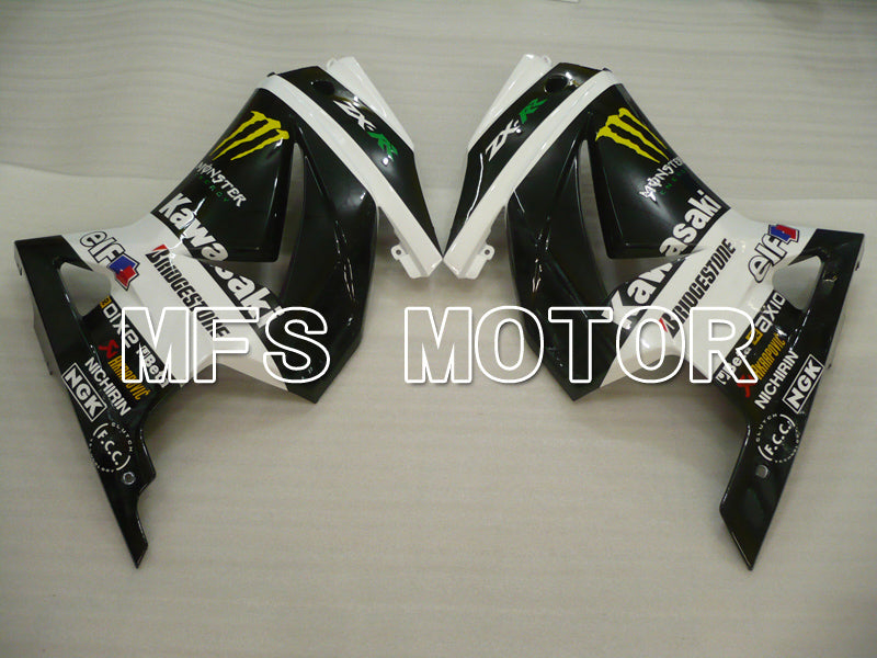 Kawasaki NINJA EX250 2008-2012 Injection ABS Fairing - Monster - Black White - MFS6421 - Fairings Kit