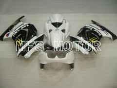 Kawasaki NINJA EX250 2008-2012 Injection ABS Fairing - Monster - Black White - MFS6421 - Fairings Kit